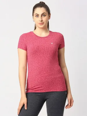 Women Wine Solid Top - 4W-Cruiser Tee-WN