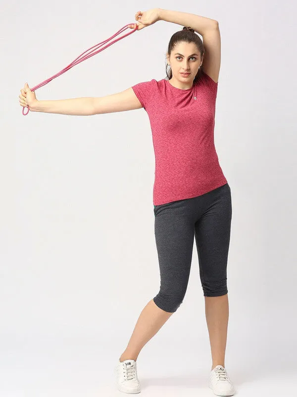 Women Wine Solid Top - 4W-Cruiser Tee-WN