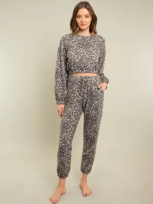 WOMEN'S 2 PC. CHEETAH PRINT