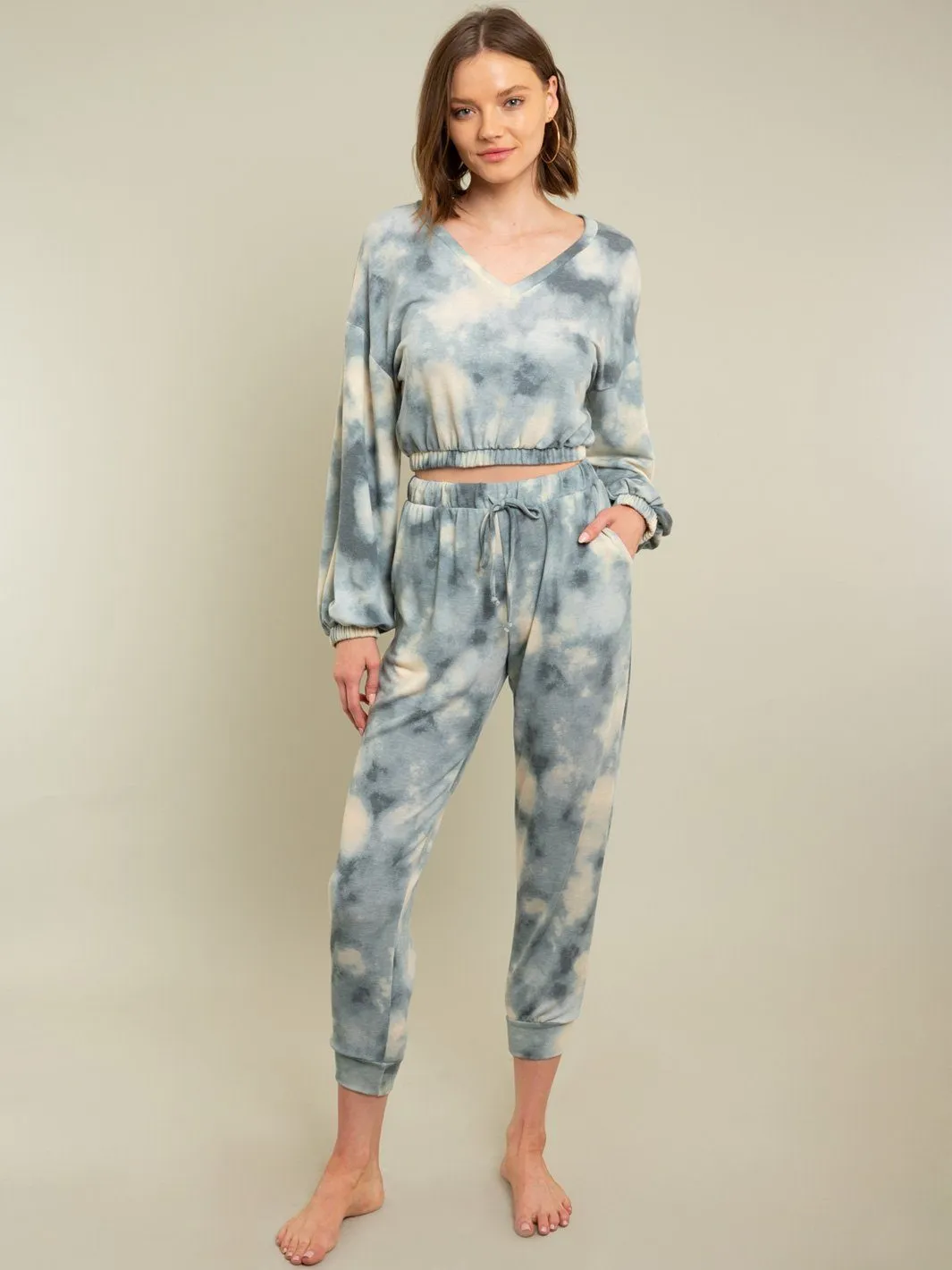 WOMEN'S 2 PC. TIE DYE SET
