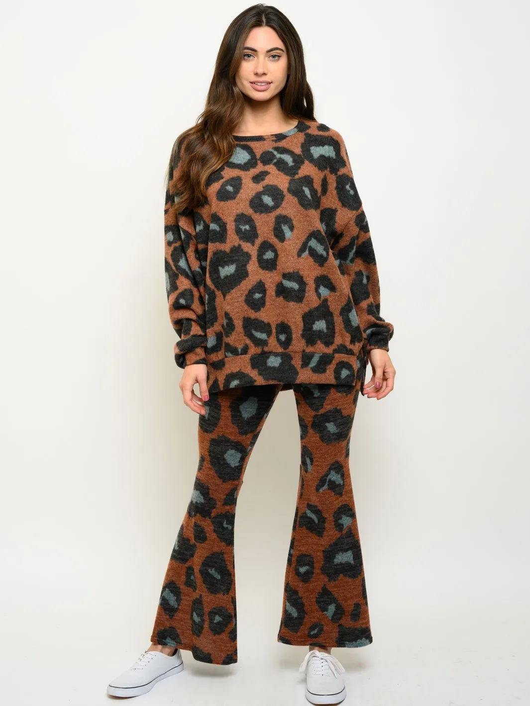 WOMEN'S 2PC. ANIMAL PRINT SET
