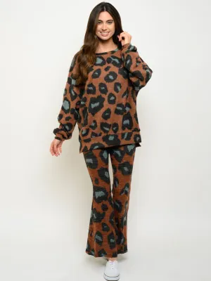 WOMEN'S 2PC. ANIMAL PRINT SET