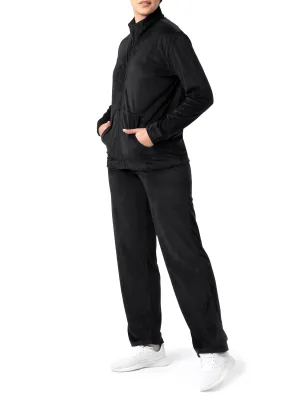 Women's Active Velour Zip-Up Track Jacket & Pants