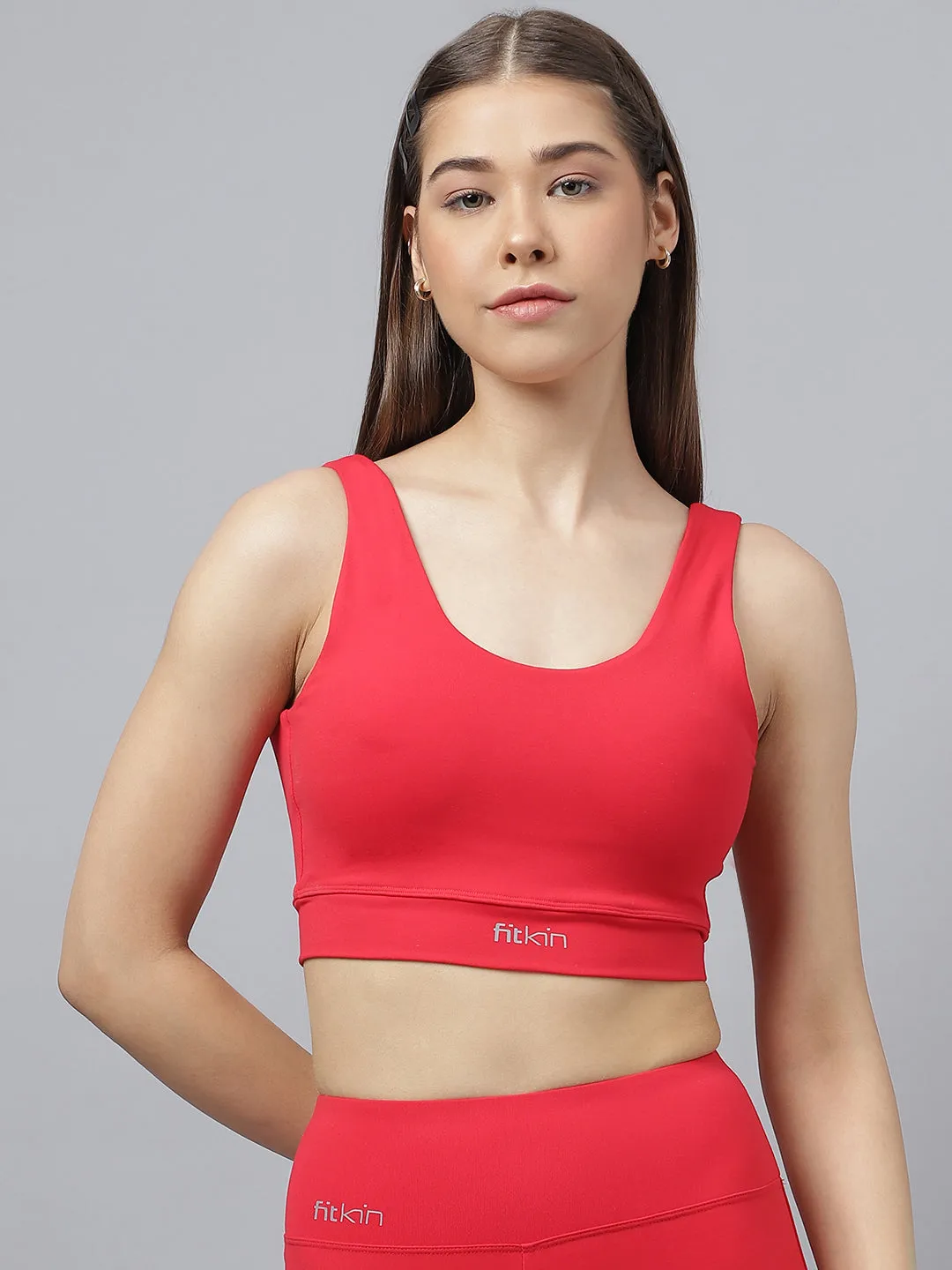 Women's crop tank sports bra