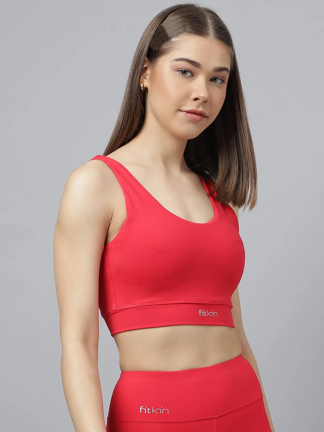 Women's crop tank sports bra