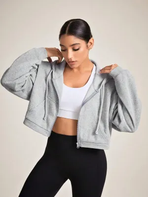 Women's Hooded Sports Sweatshirt with Drawstring | Cozy Fall Hoodie