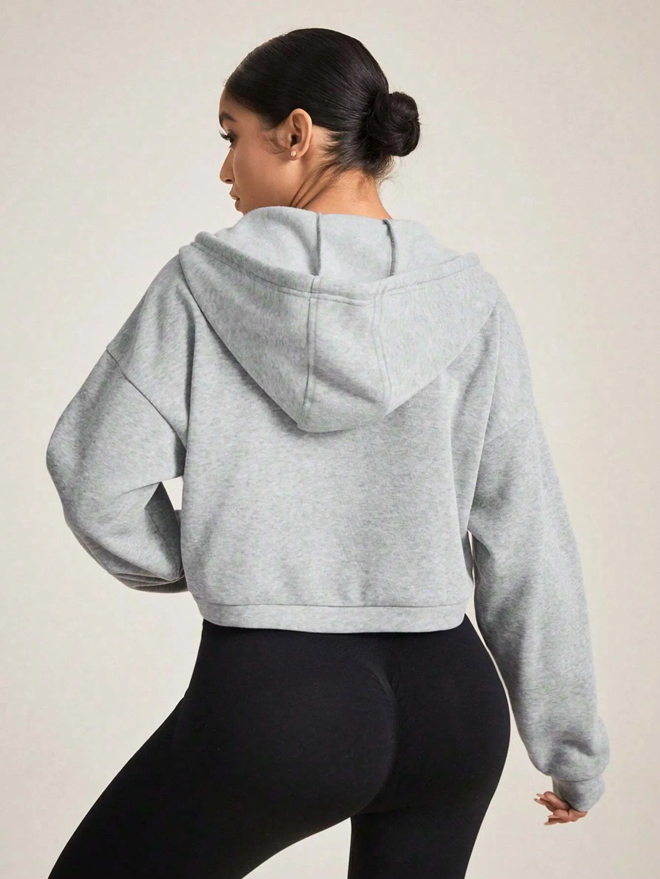 Women's Hooded Sports Sweatshirt with Drawstring | Cozy Fall Hoodie