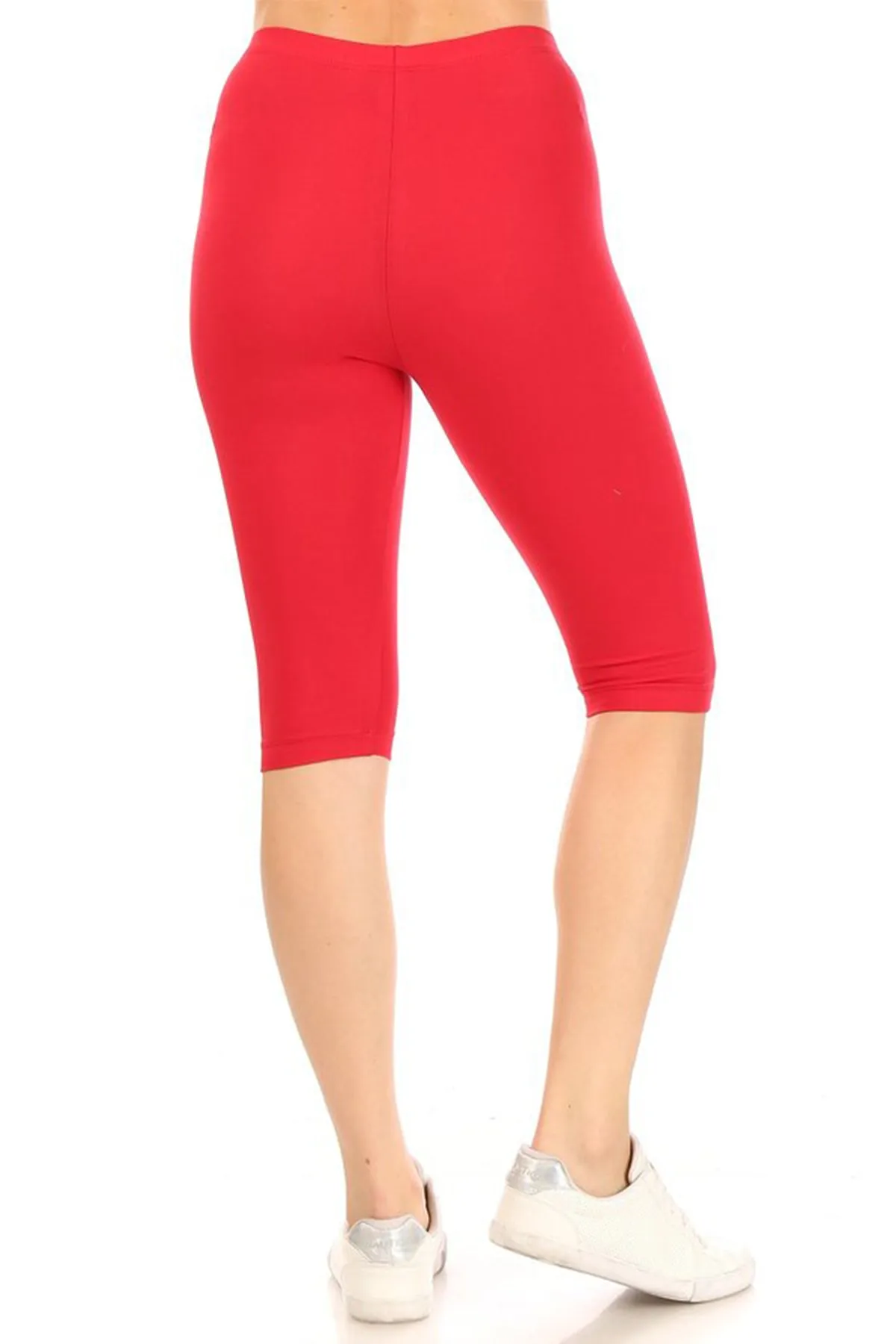 Women's Plus Size Casual Running Yoga Daily Workout Capri Bermuda Short