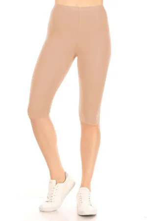 Women's Plus Size Casual Running Yoga Daily Workout Capri Bermuda Short
