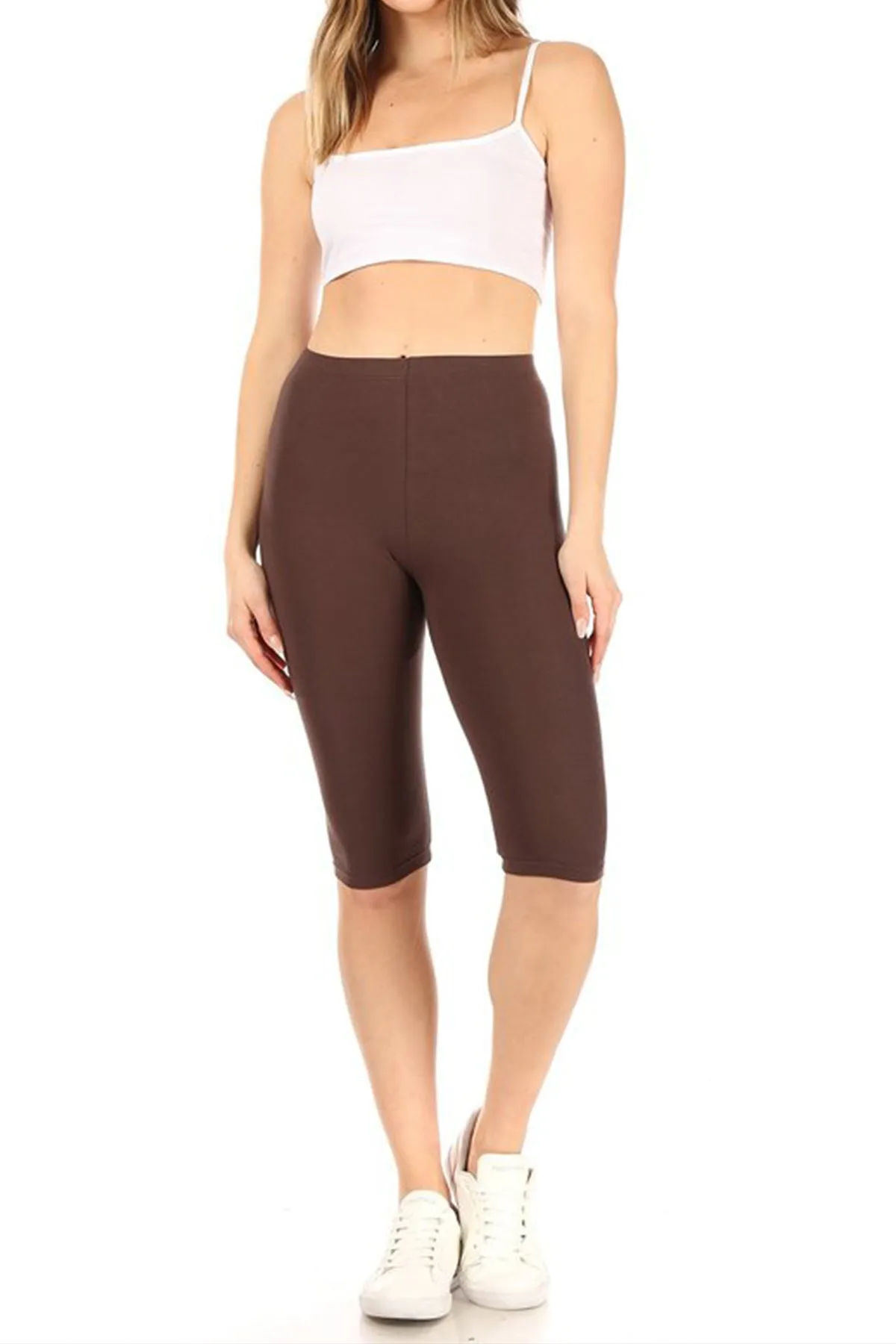 Women's Plus Size Casual Running Yoga Daily Workout Capri Bermuda Short