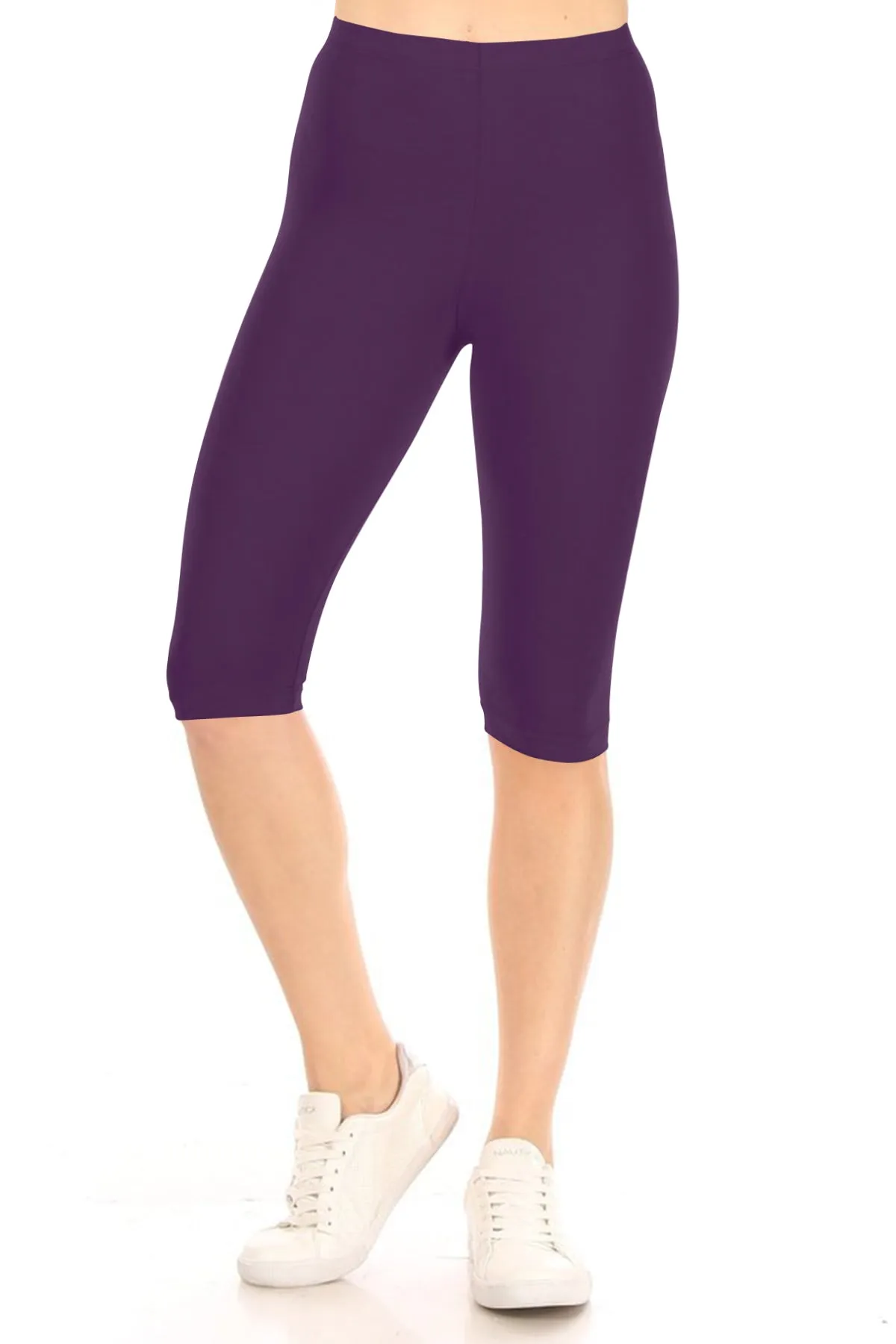Women's Plus Size Casual Running Yoga Daily Workout Capri Bermuda Short