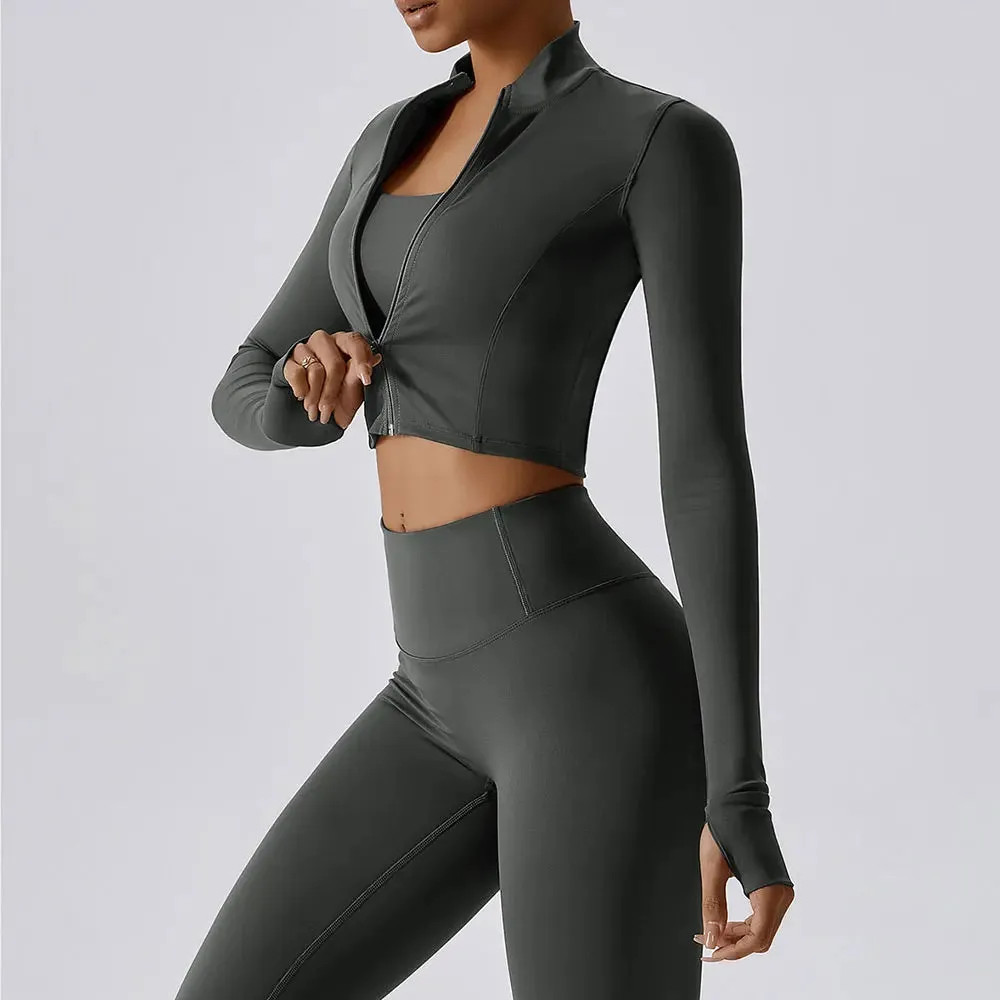 Women's Quick-Drying Zipper Sports Jacket