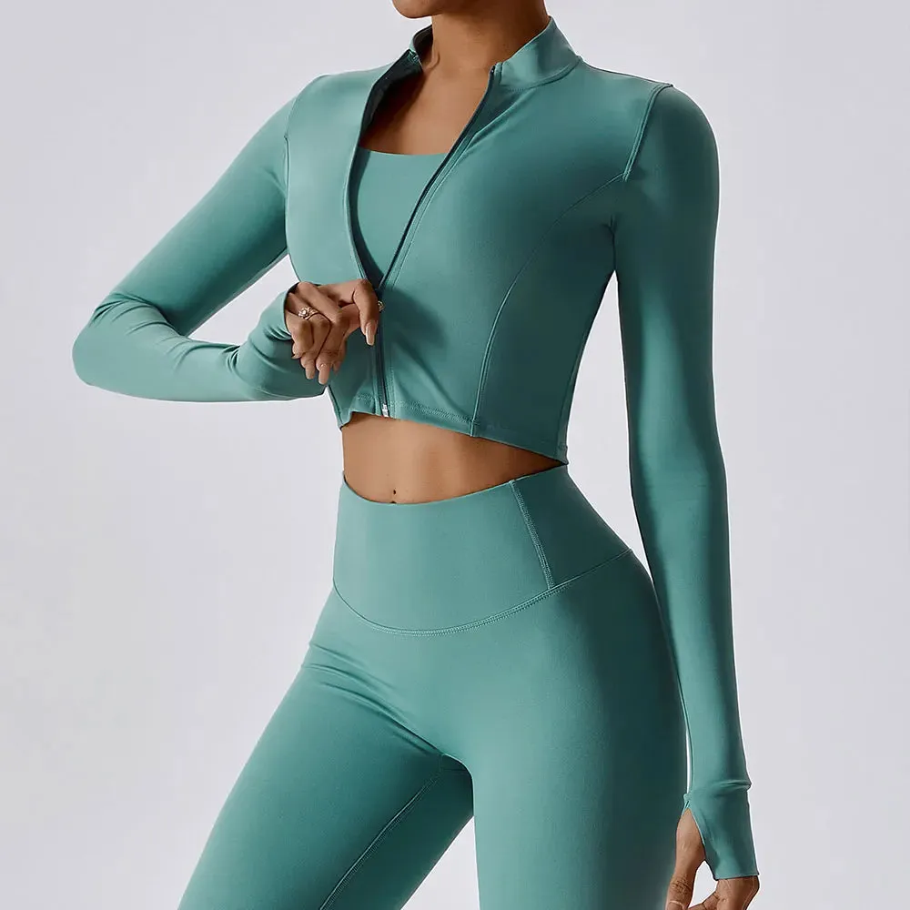 Women's Quick-Drying Zipper Sports Jacket