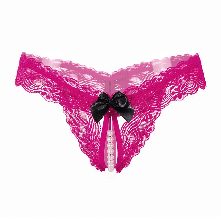 Women's Sexy Thong With Beads