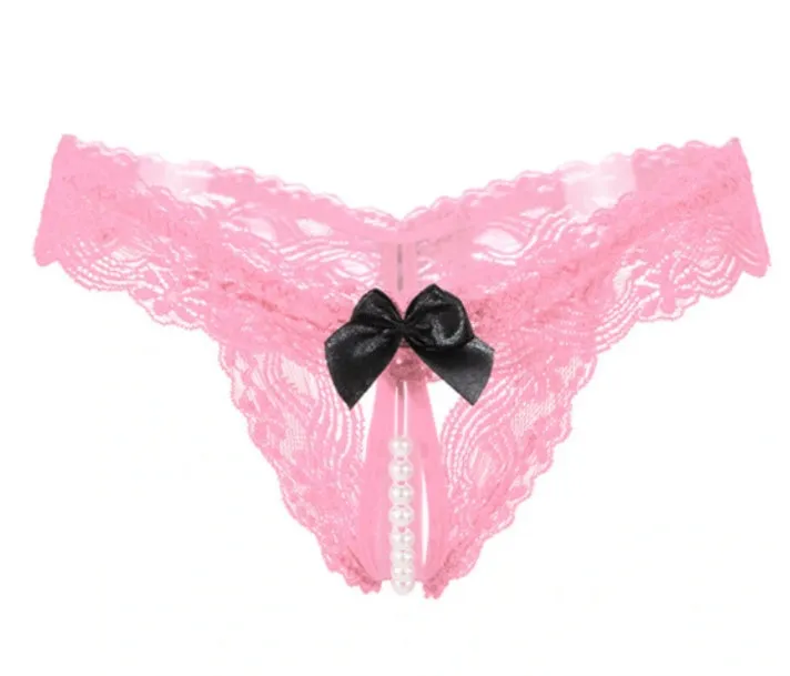 Women's Sexy Thong With Beads