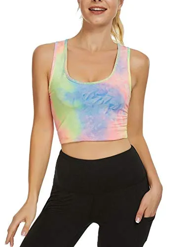 Women's Workout Tank Tops Yoga Shirts Sport Tops Running Activewear Sleeveless Tops for Woman
