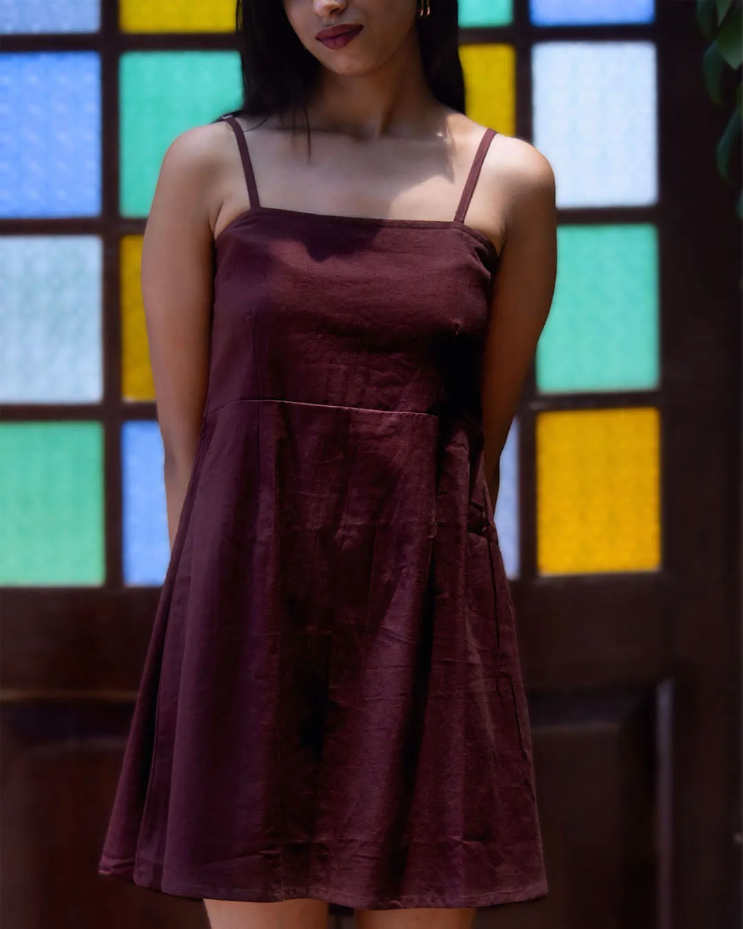 Wood Shirt Dress
