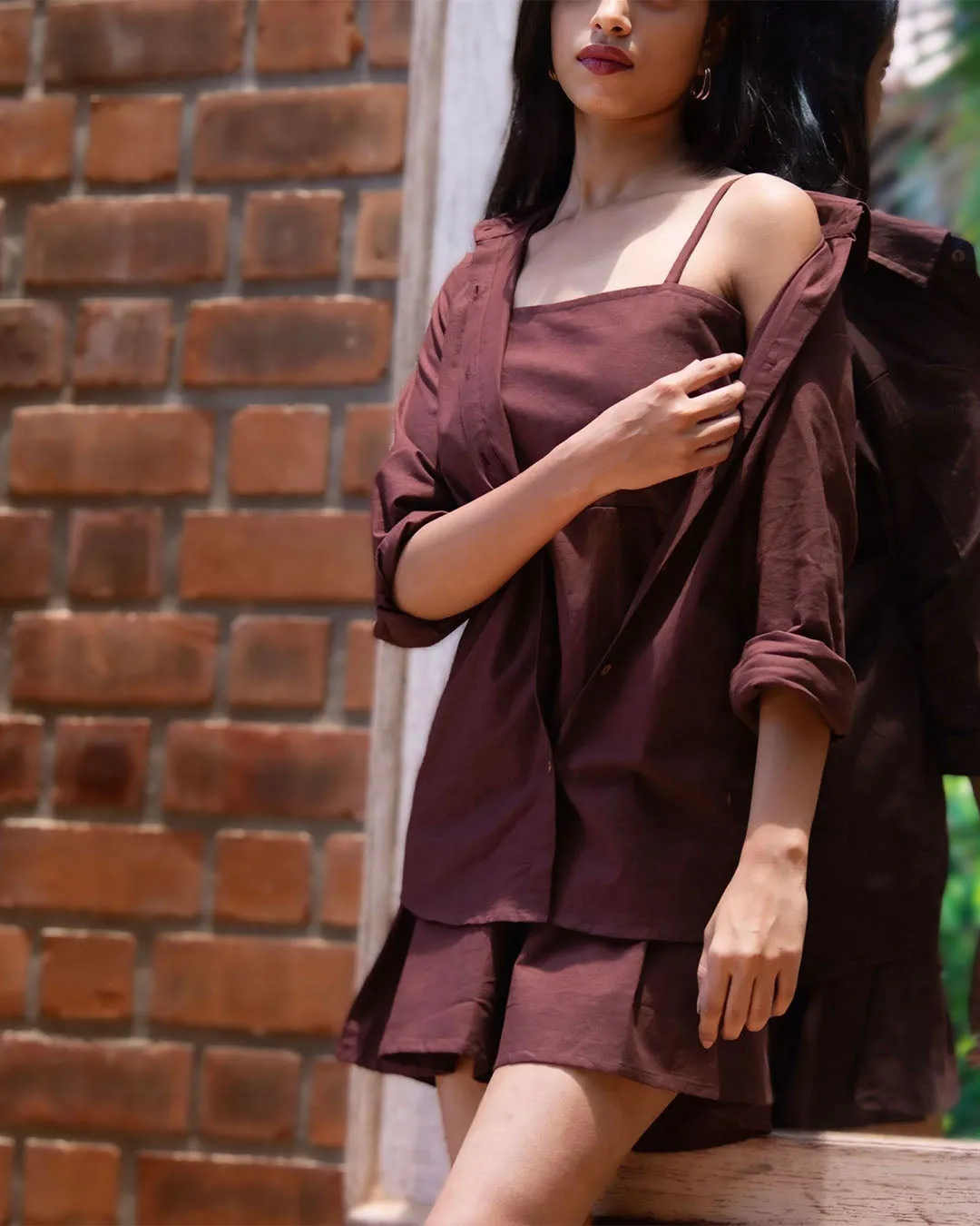 Wood Shirt Dress