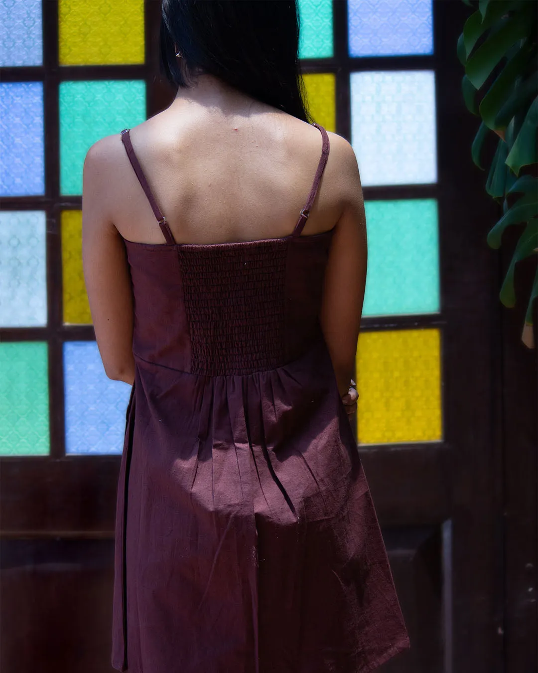 Wood Shirt Dress