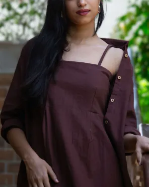 Wood Shirt Dress
