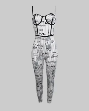 Writings On The Walls Jumpsuit