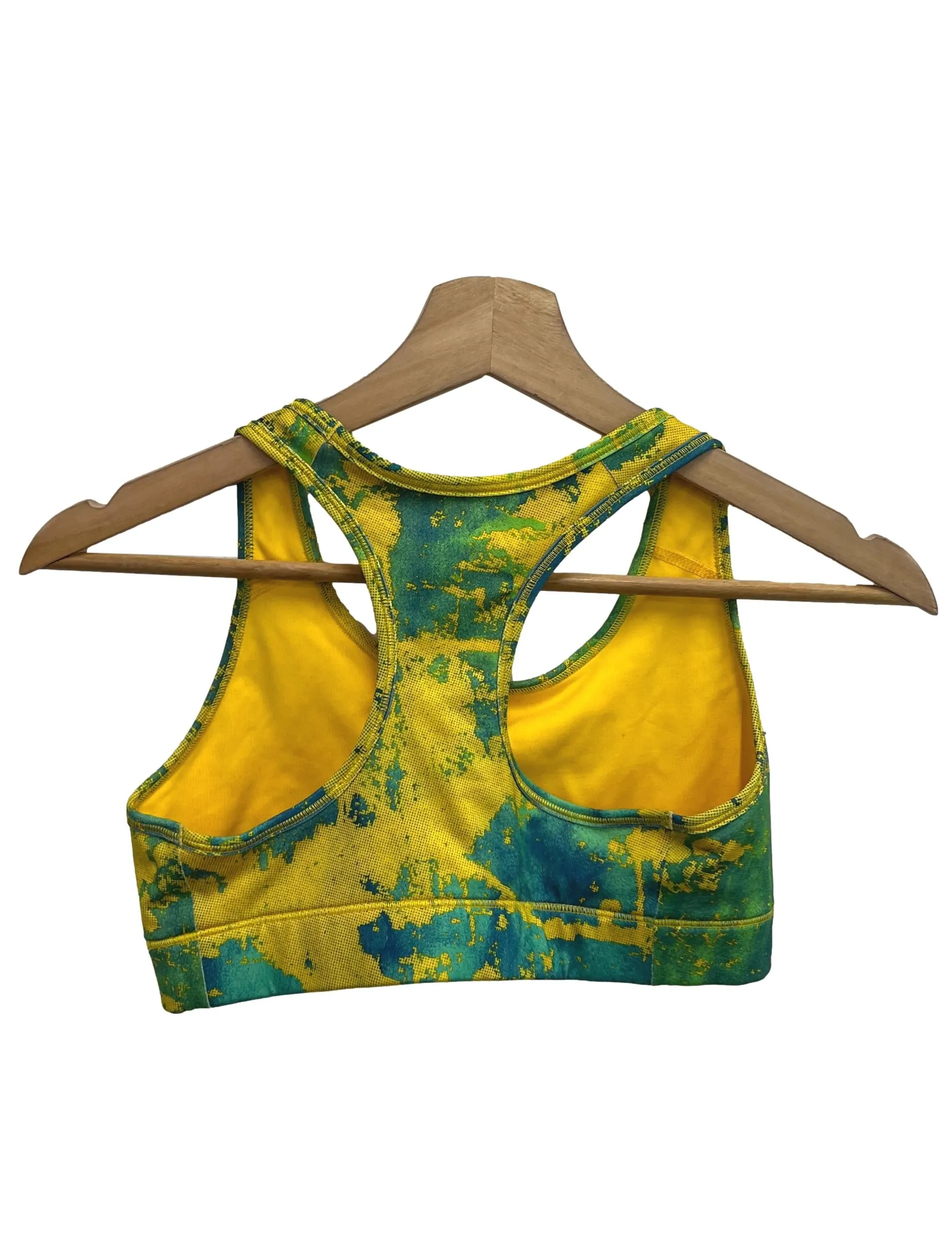 Yellow Sports Bra