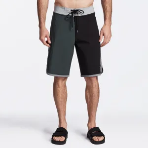 Y/OSEMITE Vintage Colorblocked Boardshort - Bamboo/Black/Stone