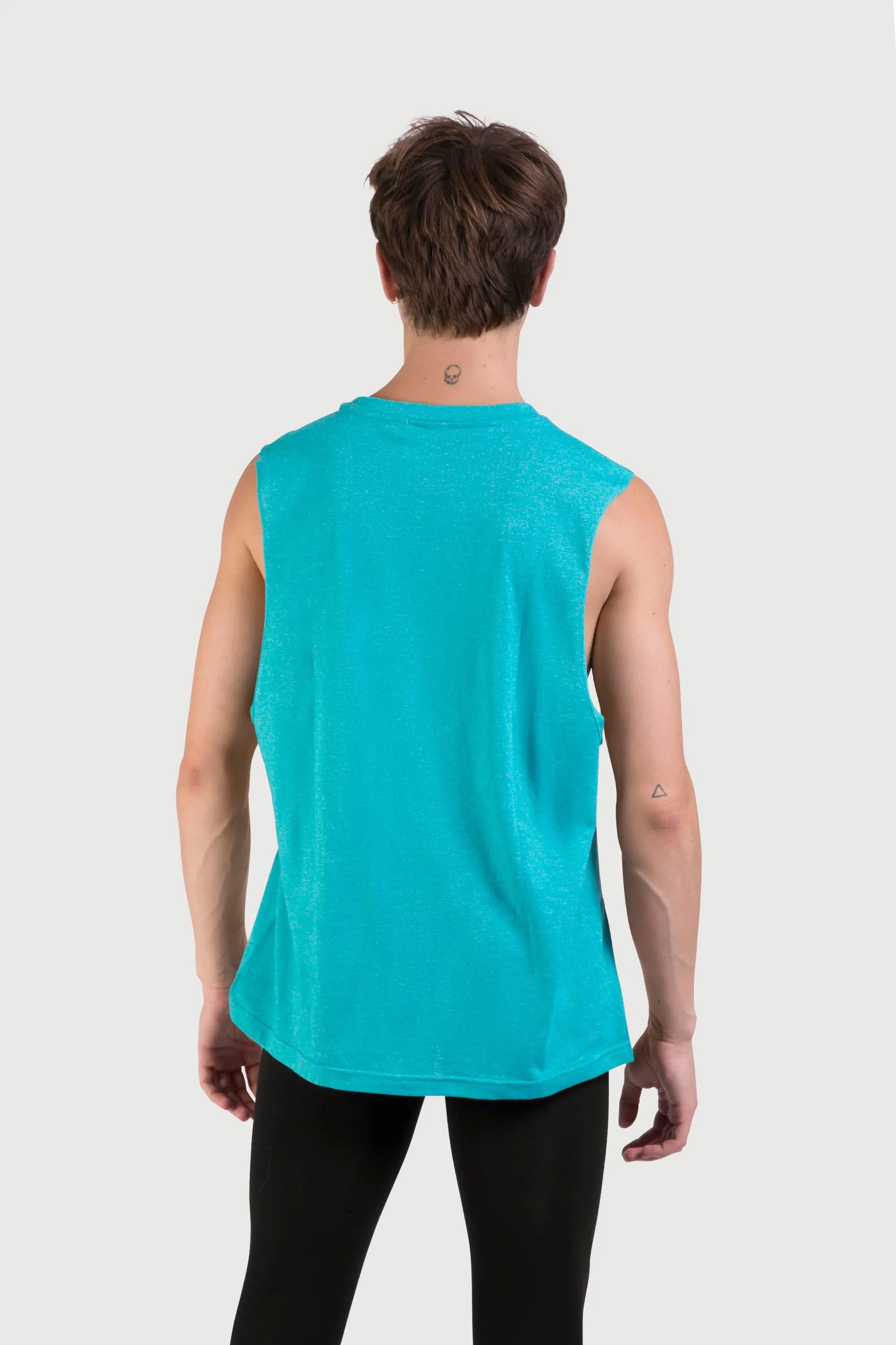 Z0403M - Bloch Harris Relaxed Drop Arm Mens Muscle Tank